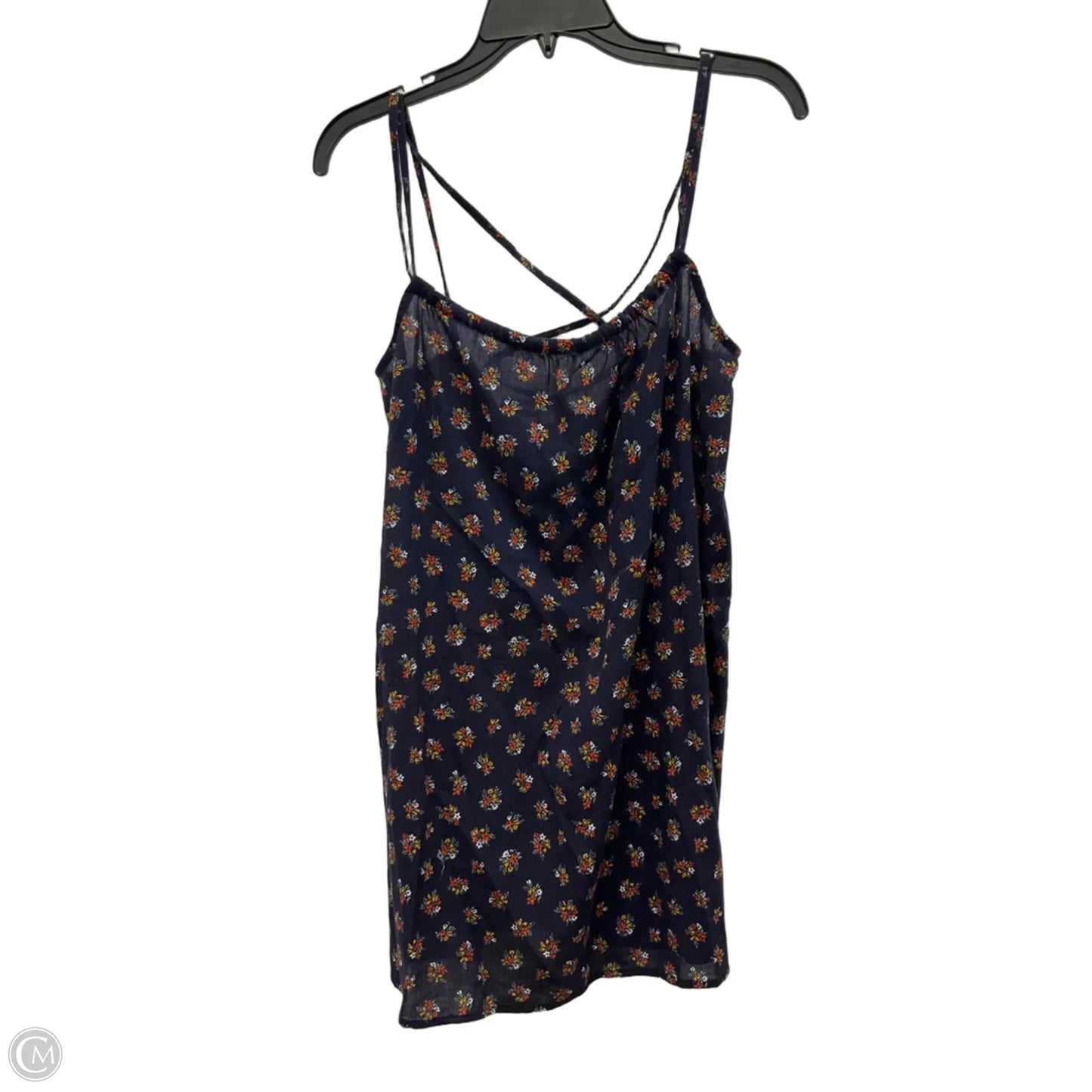 Dress Casual Short By Madewell In Blue & Orange, Size: S