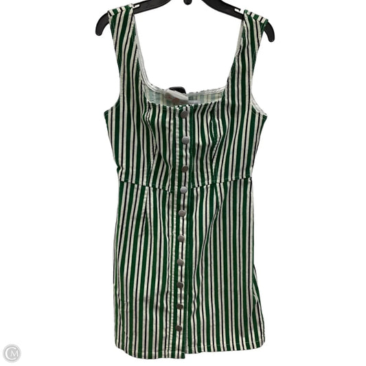 Dress Casual Short By Urban Outfitters In Green & White, Size: Xs