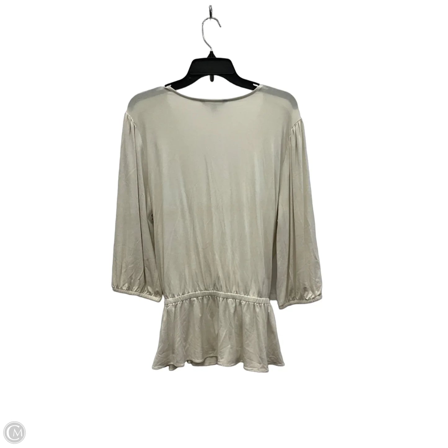 Top Long Sleeve By Lauren By Ralph Lauren In White, Size: 1x