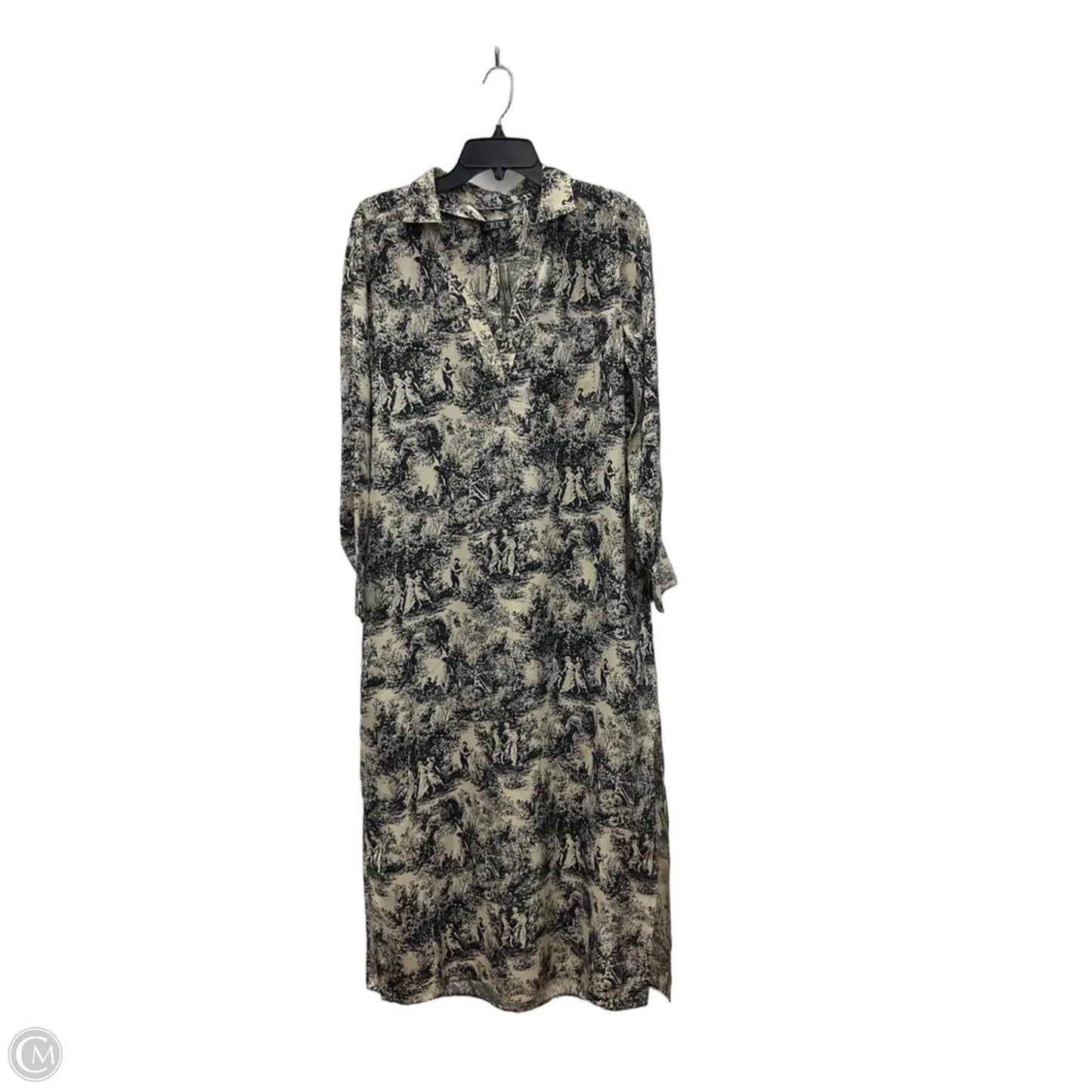 Dress Casual Maxi By J. Crew In Black & Cream, Size: Xs