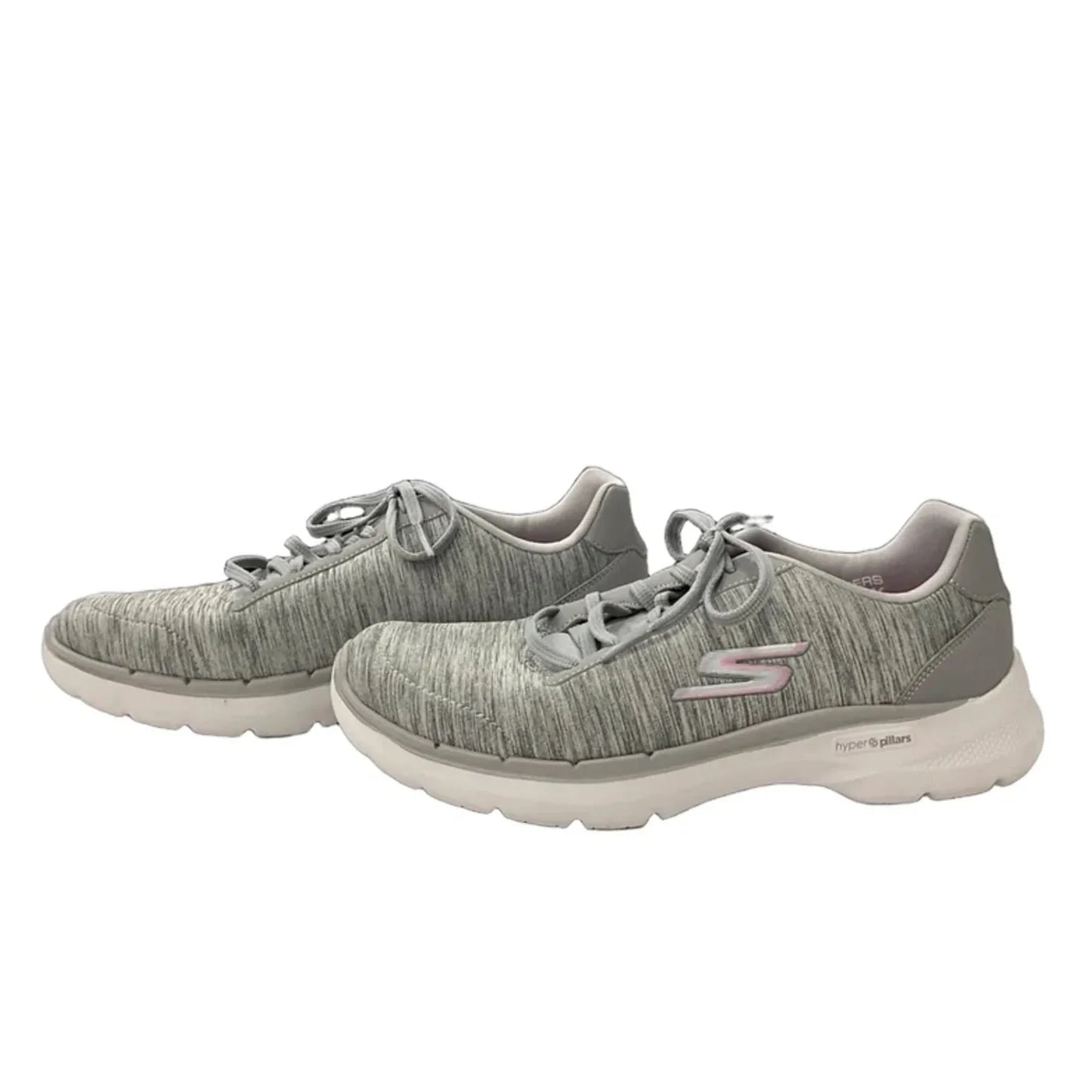 Shoes Athletic By Skechers In Grey, Size: 9