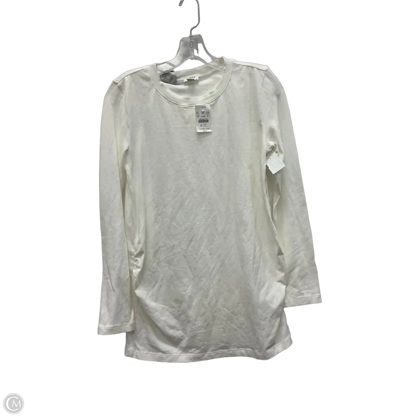 Top Long Sleeve Basic By J. Crew In White, Size: M