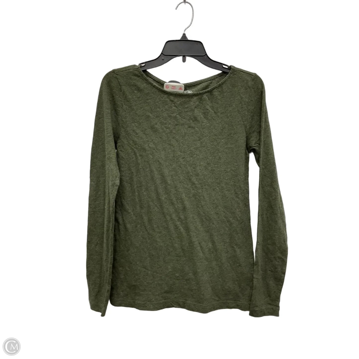 Top Long Sleeve Basic By J. Crew In Green, Size: S