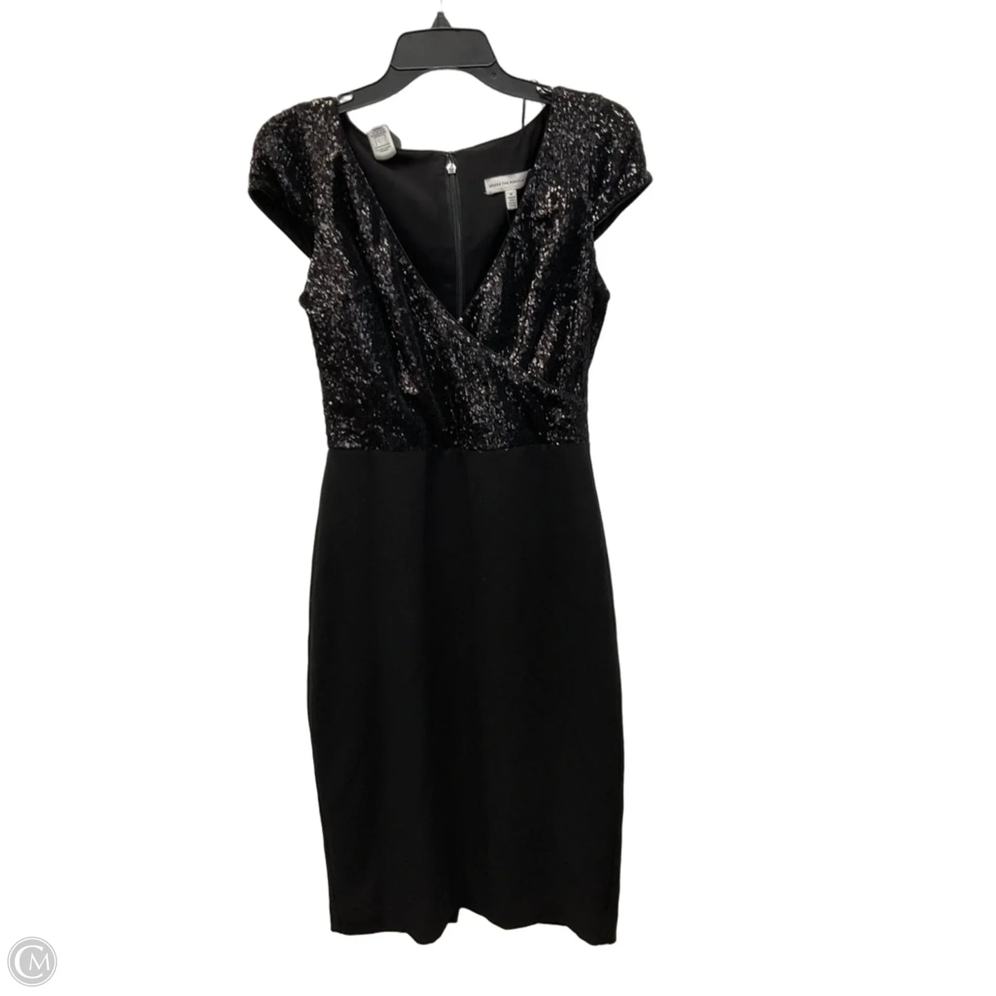 Dress Party Midi By Dress The Population In Black, Size: M