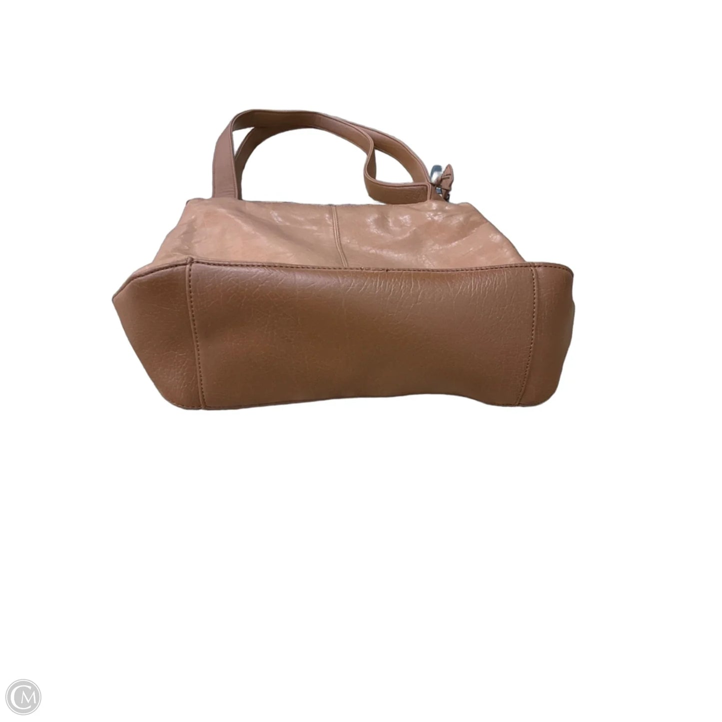 Handbag Leather By Dockers, Size: Medium