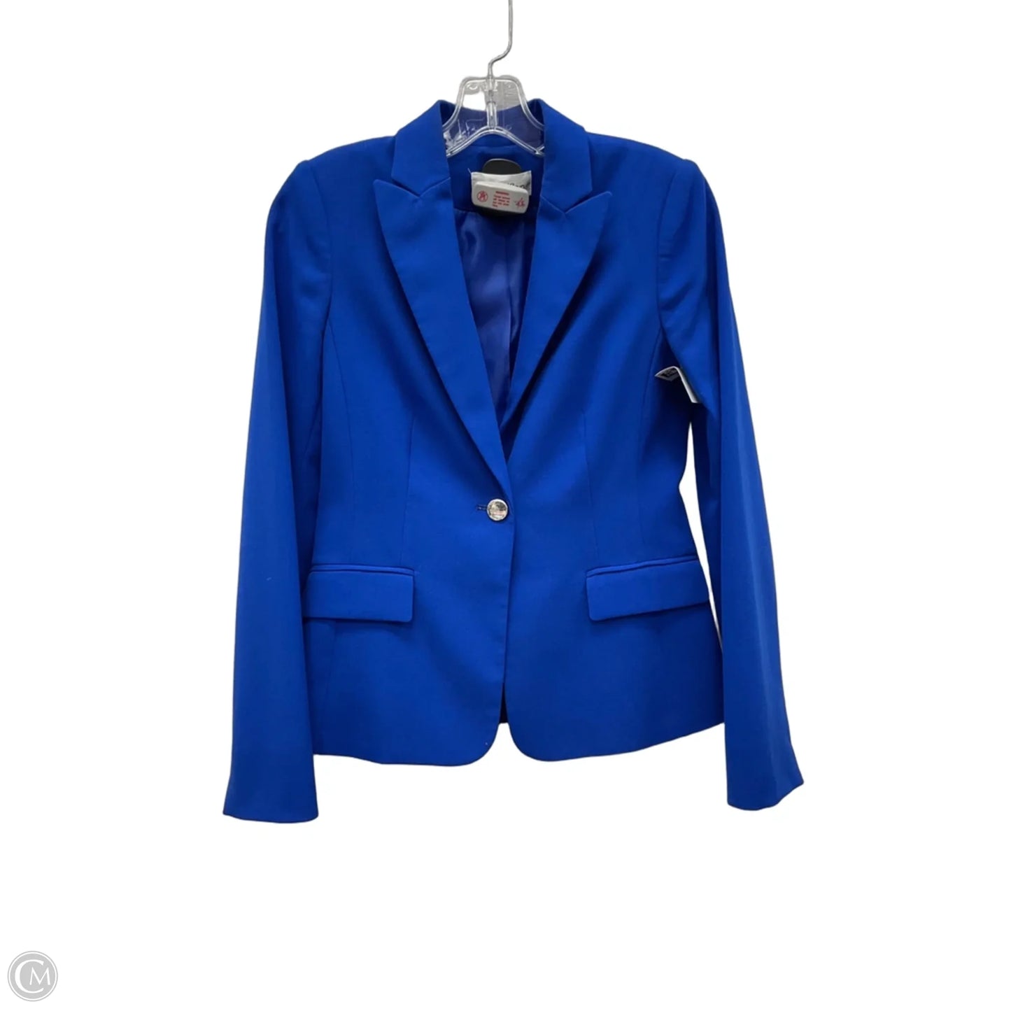 Blazer By Calvin Klein In Blue, Size: Sp