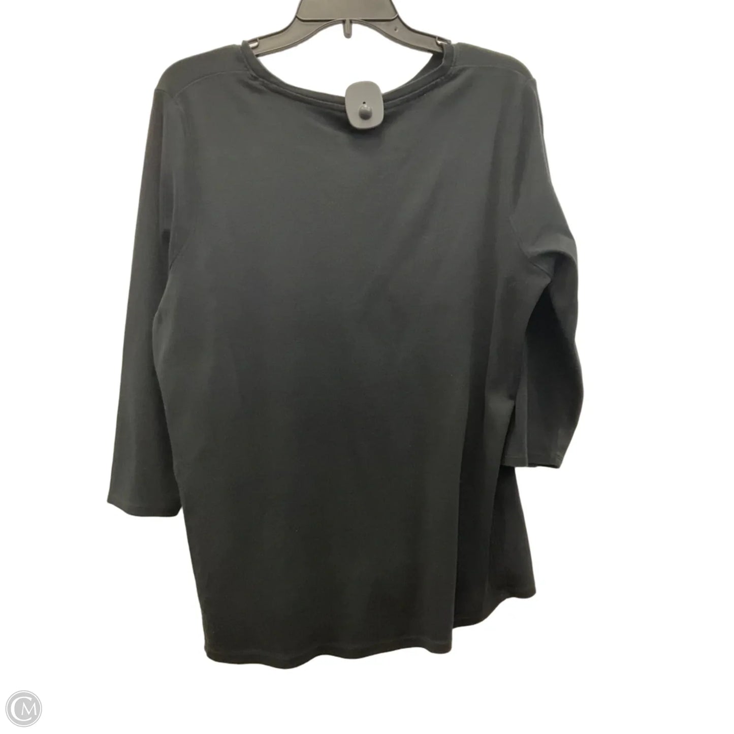 Top Long Sleeve Basic By J. Jill In Black, Size: L