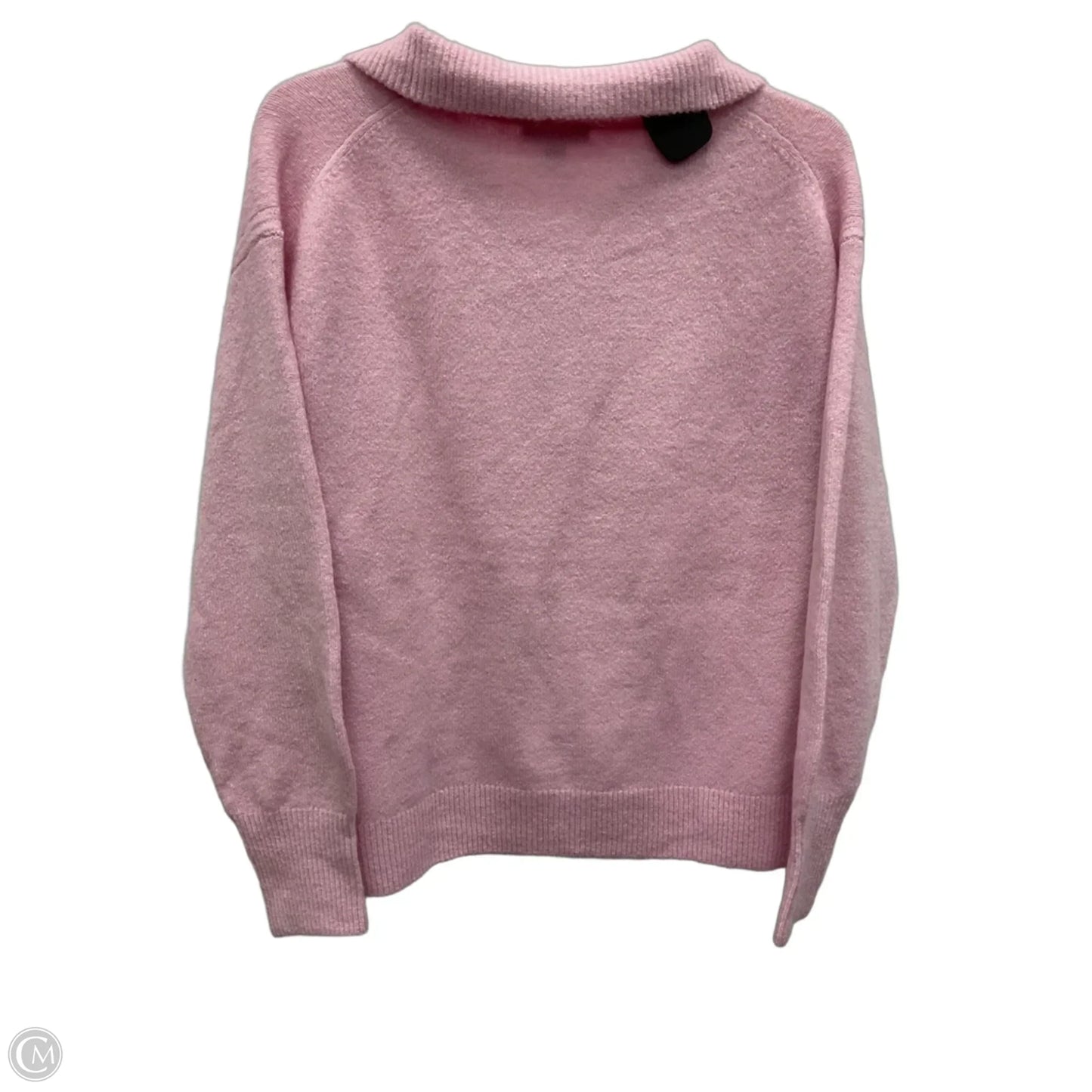Sweatshirt Collar By J. Crew In Pink, Size: M