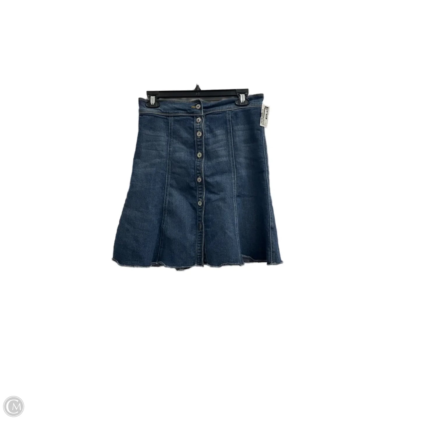 Skirt Midi By Karen Kane In Blue Denim, Size: 4