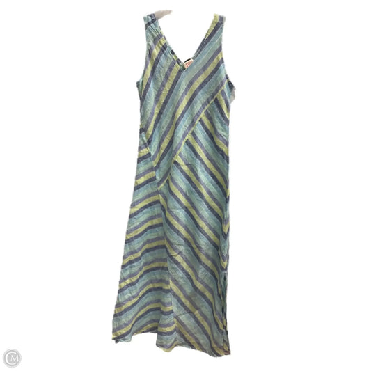 Dress Casual Maxi By J. Jill In Blue & Green, Size: Xs