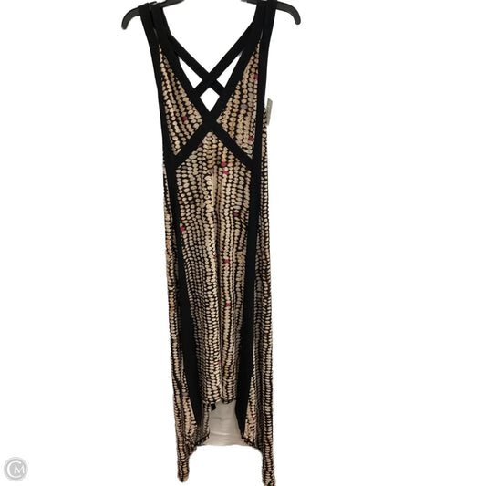 Dress Casual Midi By Bcbgmaxazria In Black & Brown, Size: Xs