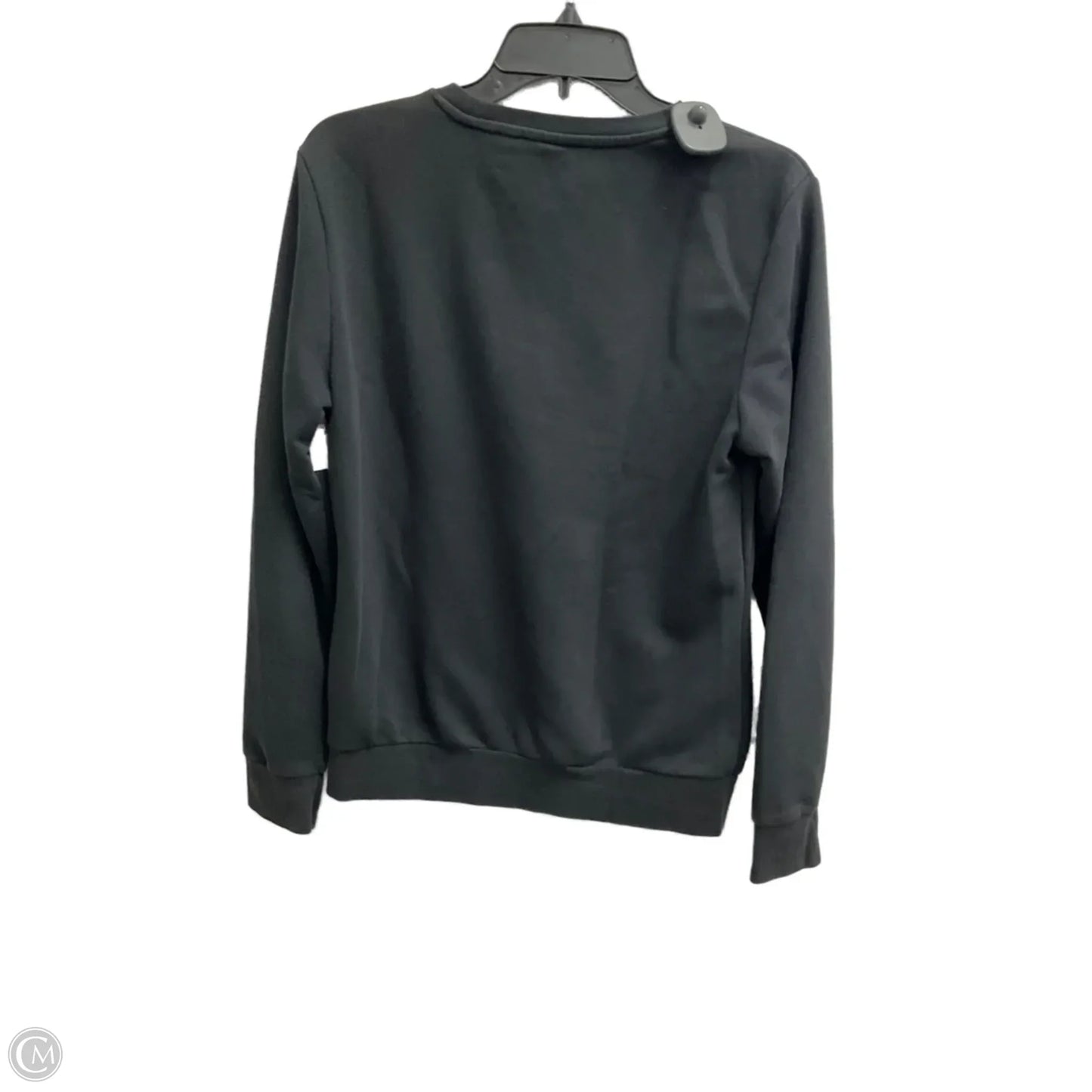 Sweatshirt Crewneck By Adidas In Black, Size: M