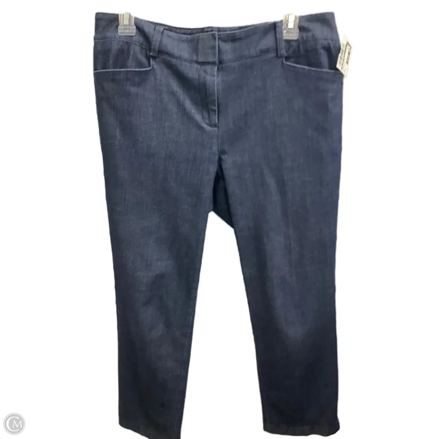 Jeans Straight By New York And Co In Blue Denim, Size: 4