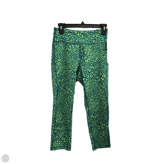 Athletic Capris By Tek Gear In Green, Size: M