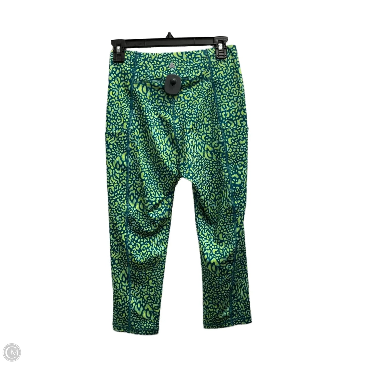 Athletic Capris By Tek Gear In Green, Size: M
