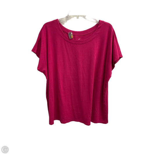Top Short Sleeve Basic By J. Jill In Pink, Size: Xl