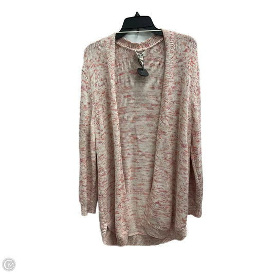 Cardigan By Style And Company In Pink & Tan, Size: Xl