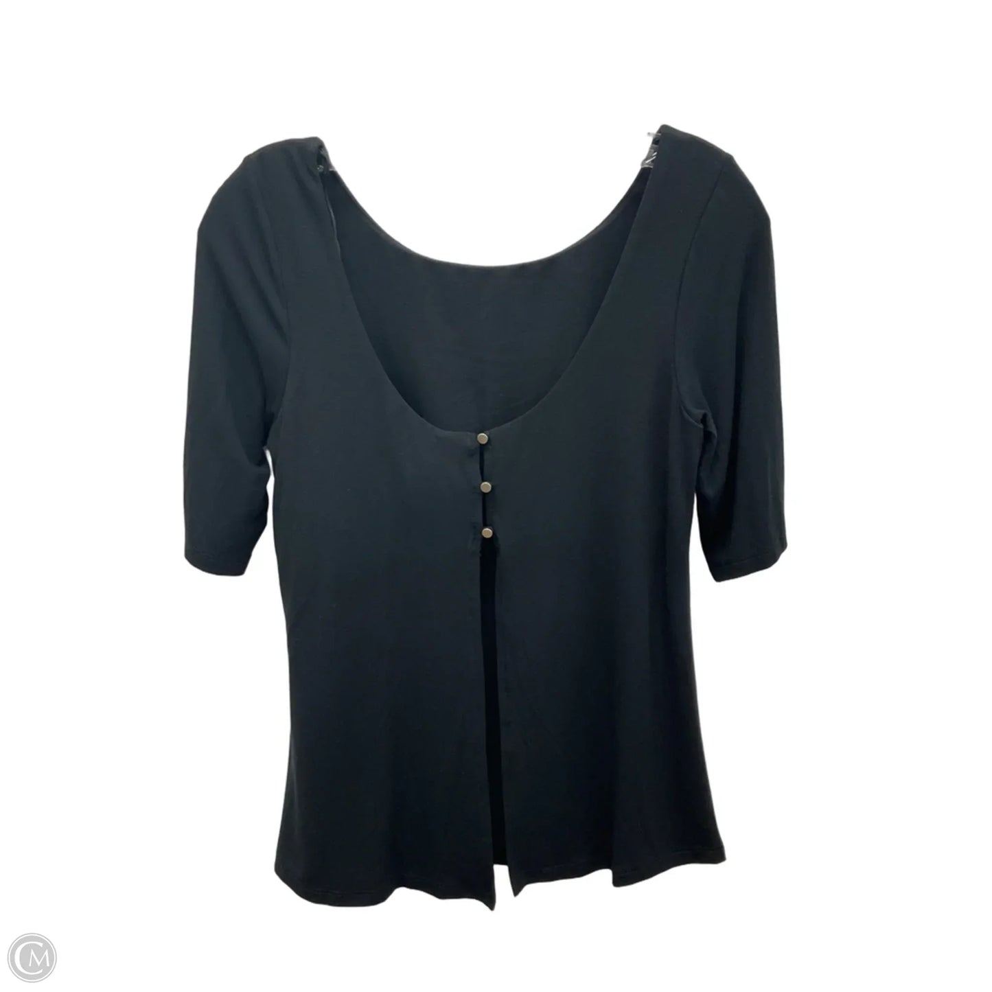 Top Short Sleeve By Tart In Black, Size: S
