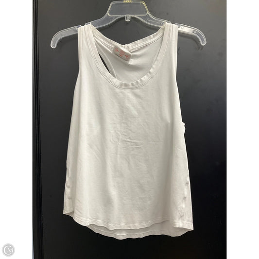 Athletic Tank Top By Lululemon In White, Size: 8