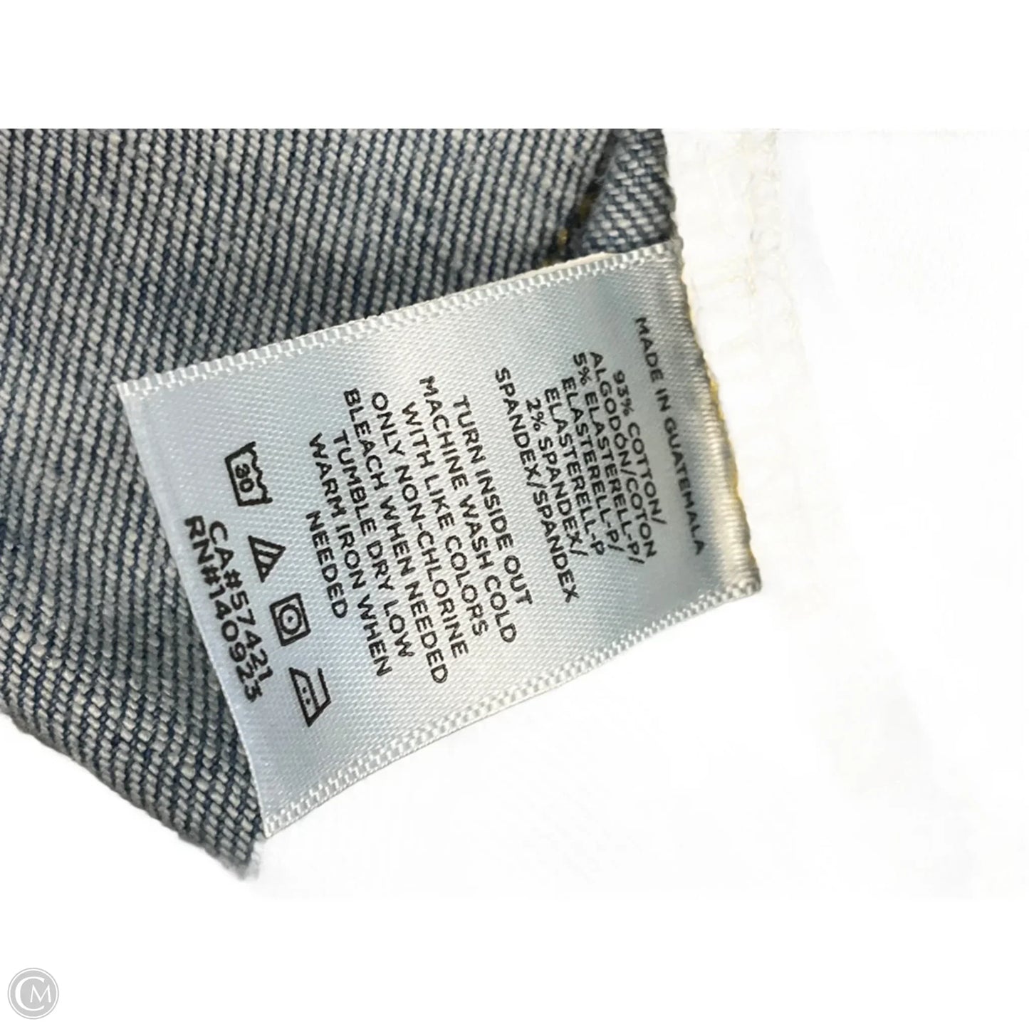 Jeans Cropped By Loft In Blue Denim, Size: 6