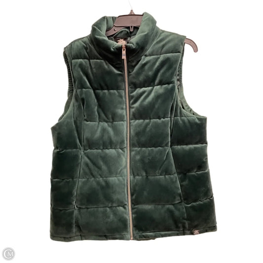 Vest Puffer & Quilted By Zero Xposure In Green, Size: Xl