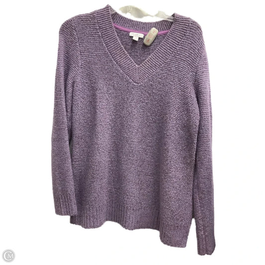 Sweater By J. Jill In Purple, Size: Xs