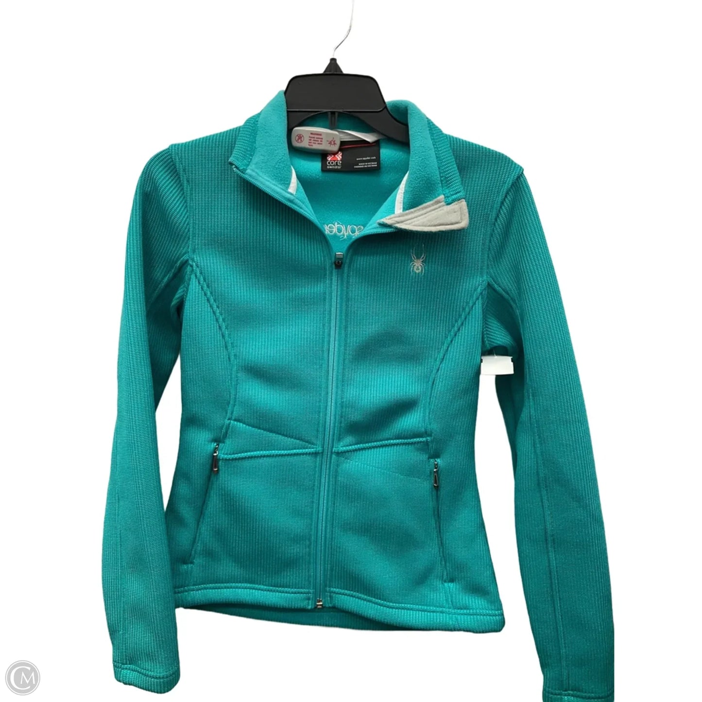 Athletic Jacket By Spyder In Blue, Size: Sp