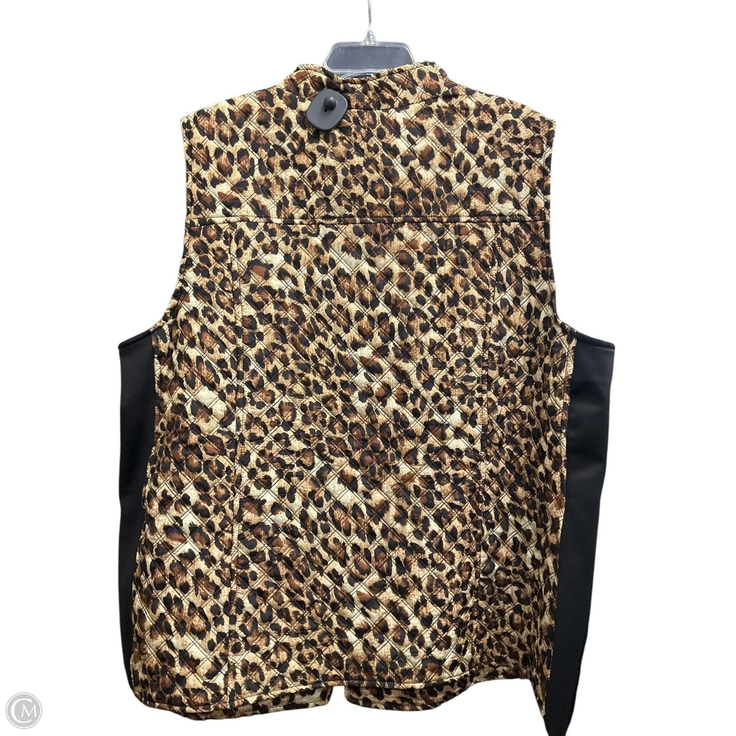 Vest Puffer & Quilted By New Directions In Animal Print, Size: 3x