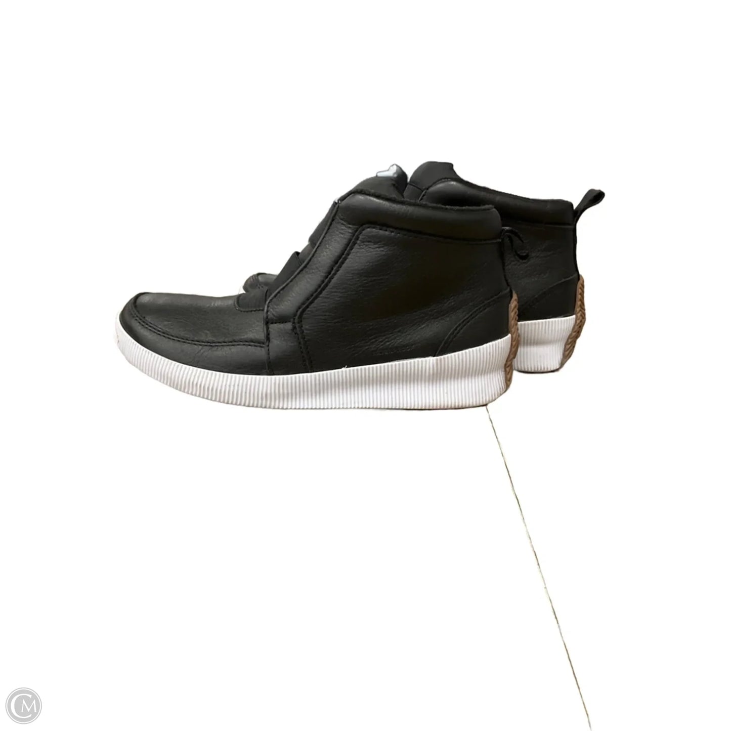 Boots Ankle Flats By Sorel In Black & White, Size: 8