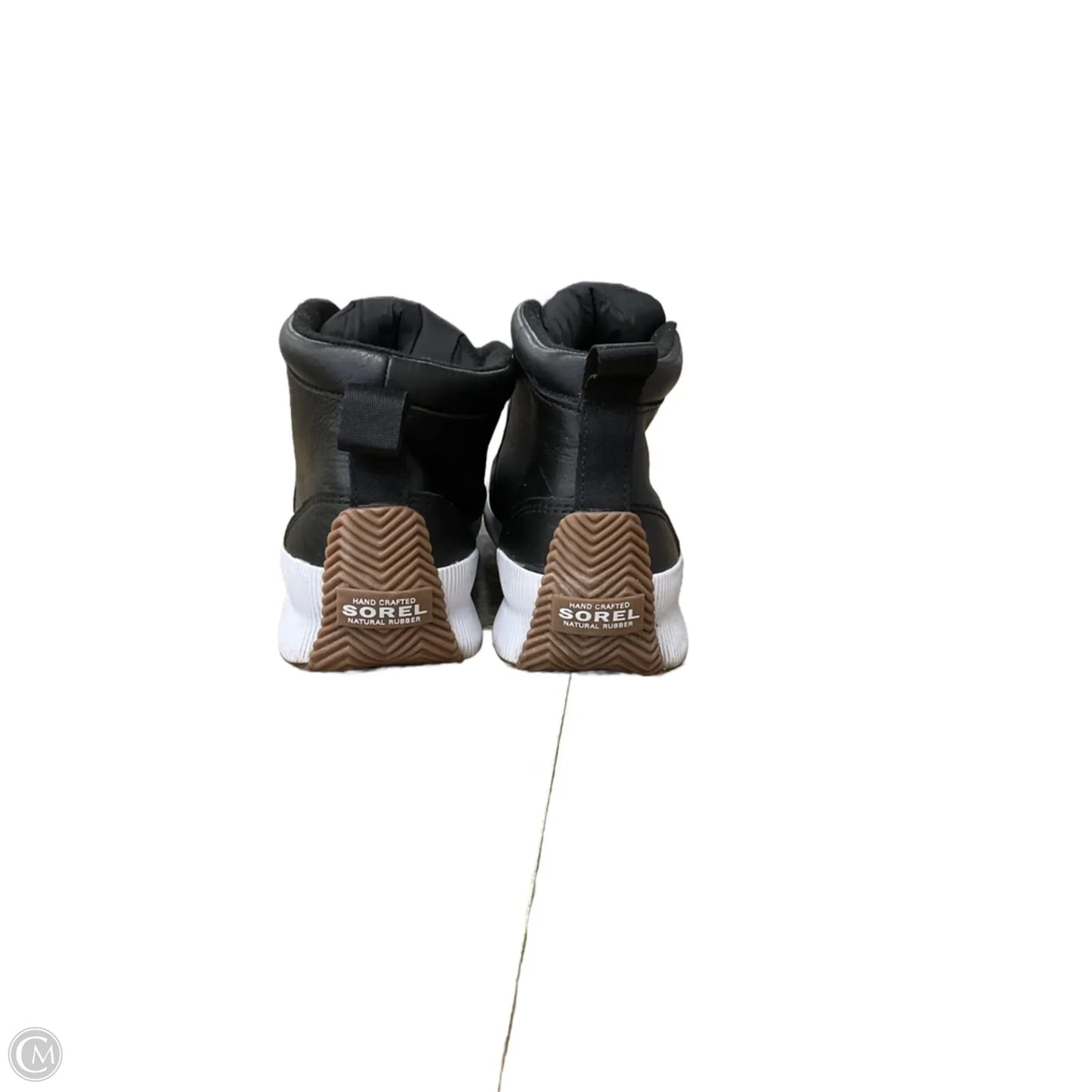 Boots Ankle Flats By Sorel In Black & White, Size: 8