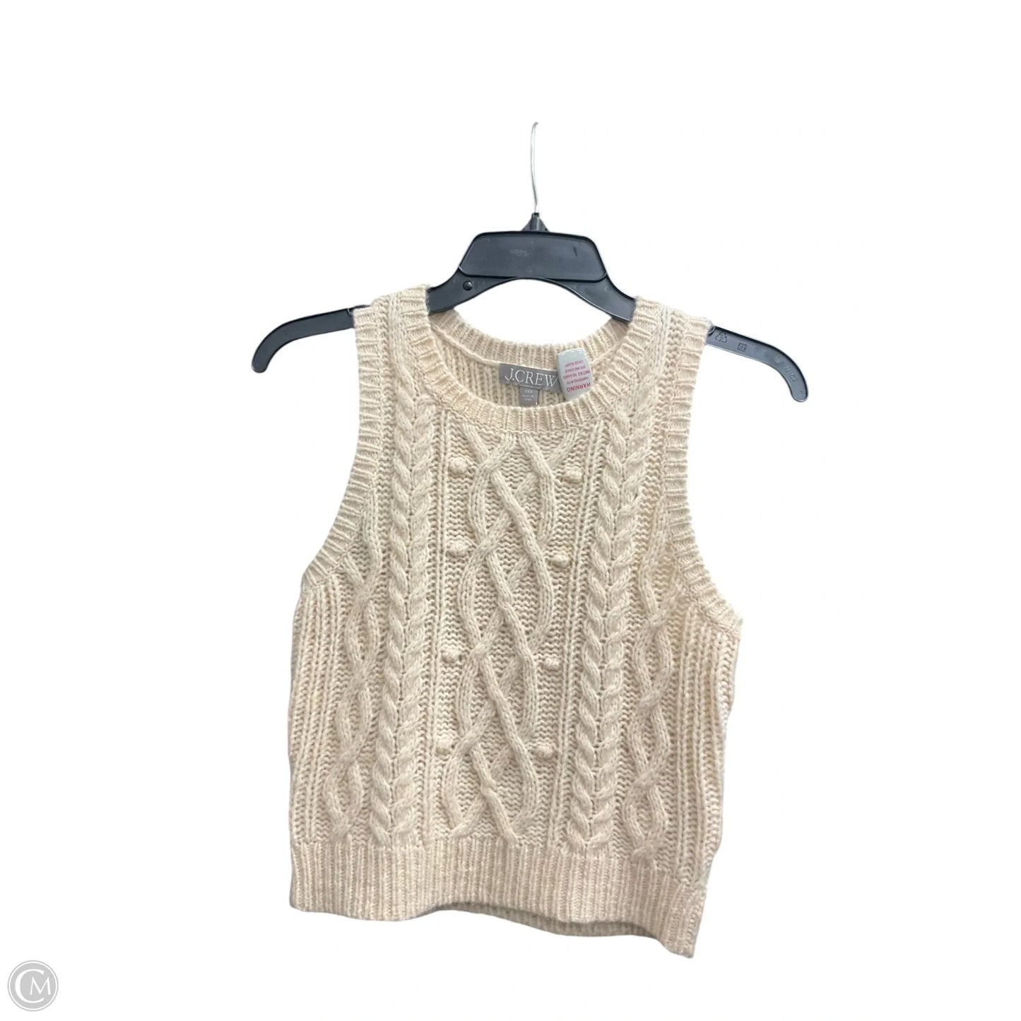 Vest Sweater By J. Crew In Beige, Size: Xxs
