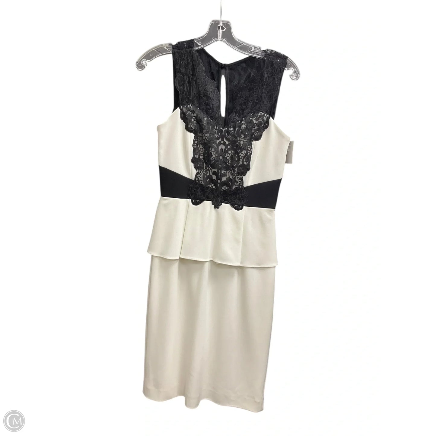 Dress Work By Antonio Melani In Black & White, Size: 2