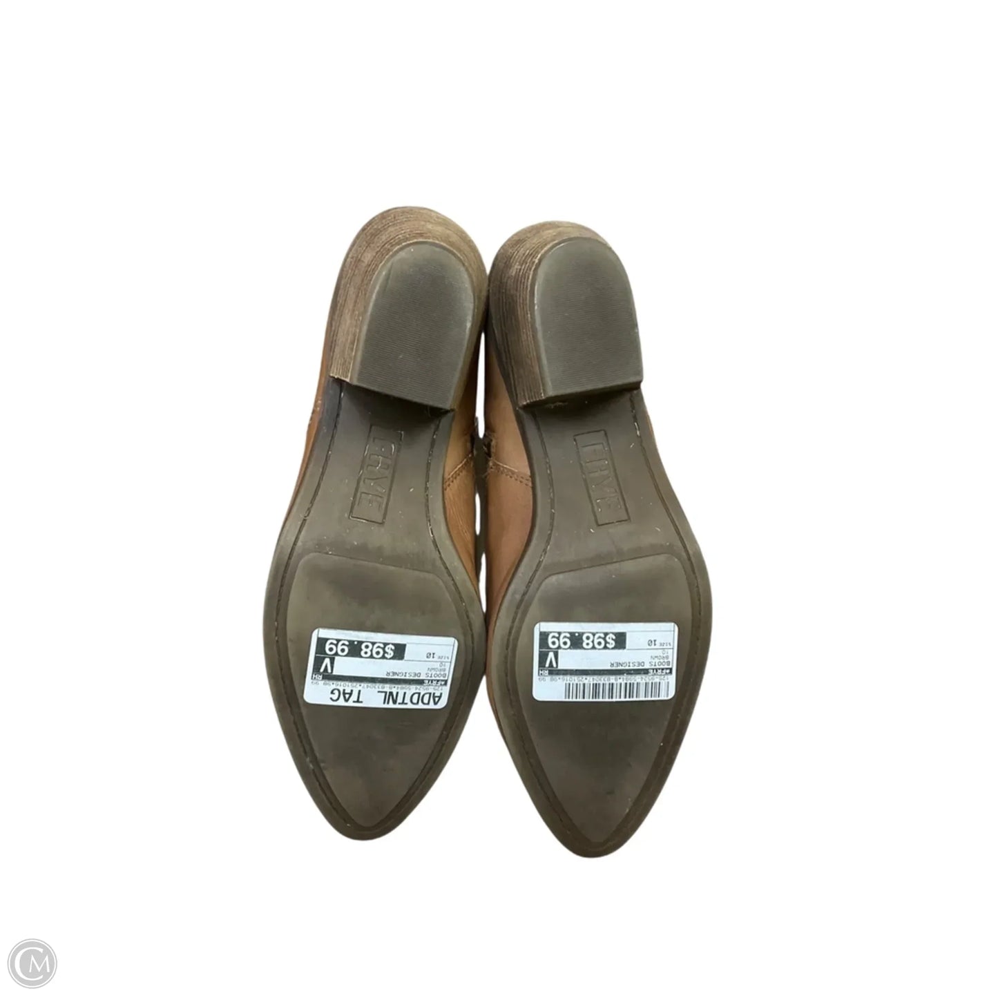 Boots Designer By Frye In Brown, Size: 10