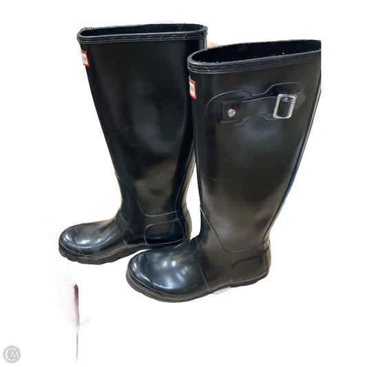 Boots Rain By Hunter In Black, Size: 7