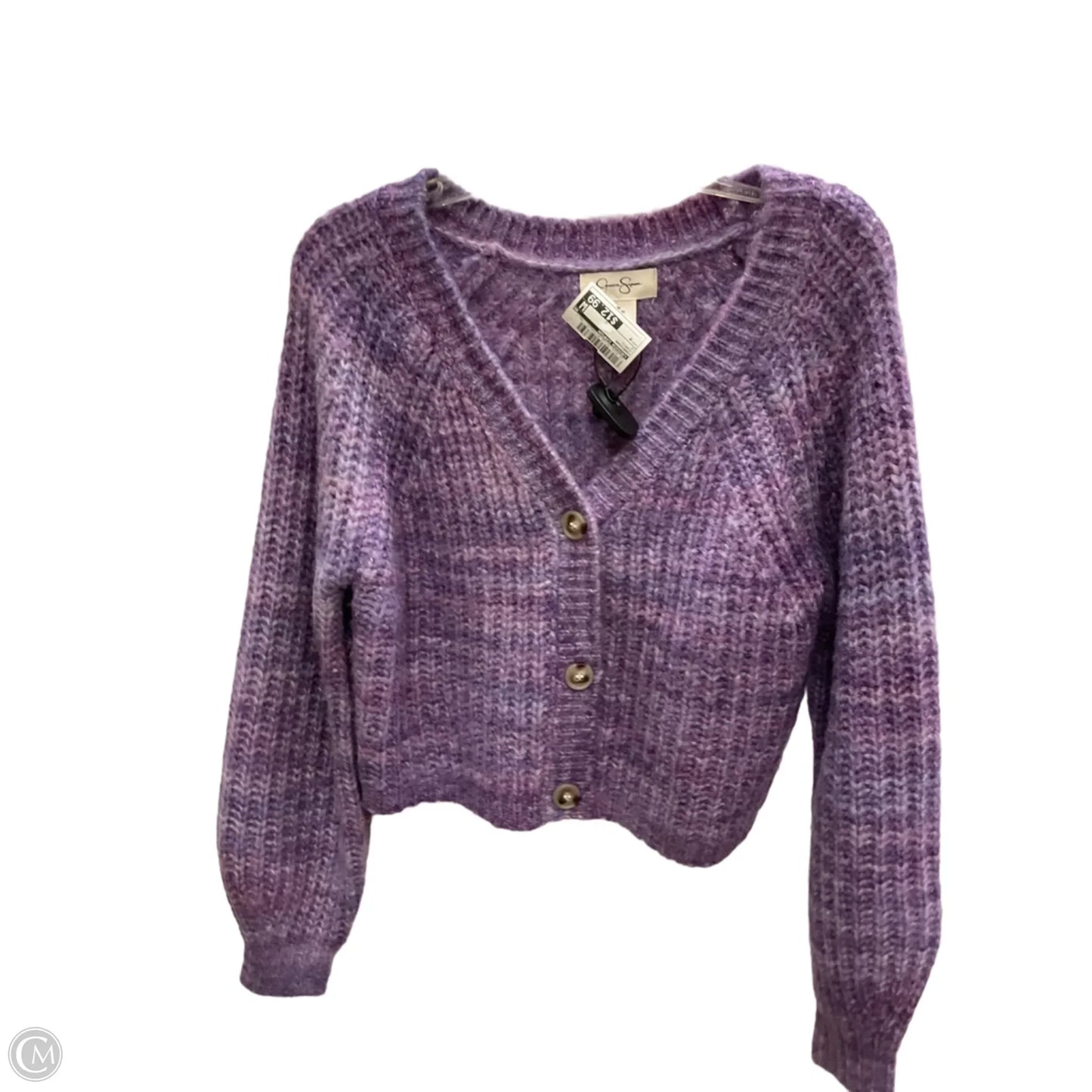 Cardigan By Jessica Simpson In Purple, Size: M