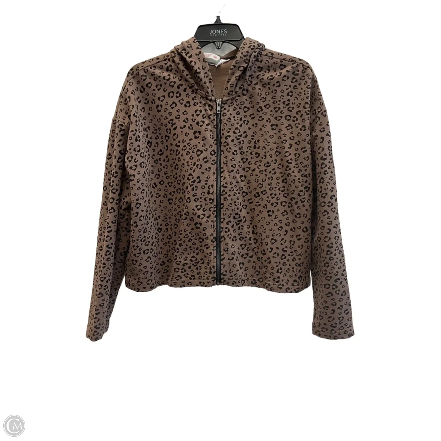 Sweatshirt Hoodie By Bb Dakota In Animal Print, Size: L