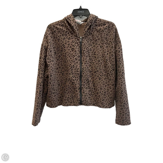 Sweatshirt Hoodie By Bb Dakota In Animal Print, Size: L