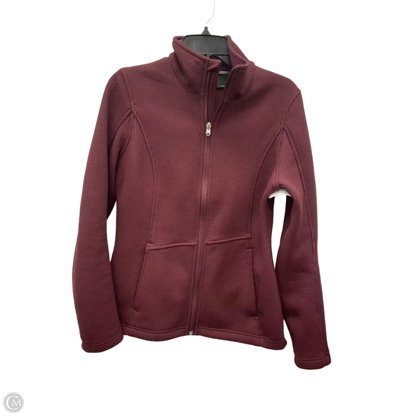 Athletic Jacket By Spyder In Maroon, Size: M