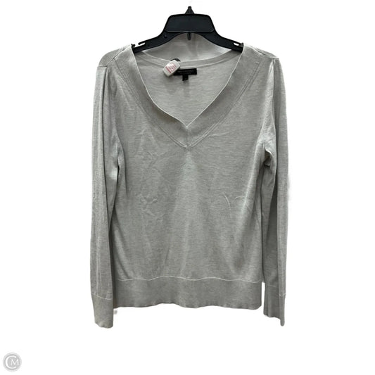 Top Long Sleeve By Banana Republic In Grey, Size: M