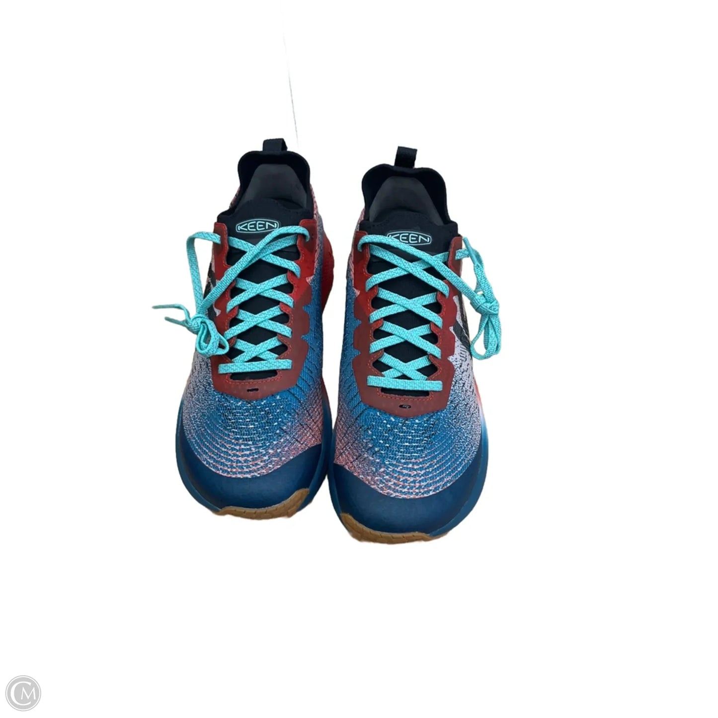 Shoes Athletic By Keen In Blue & Red, Size: 10