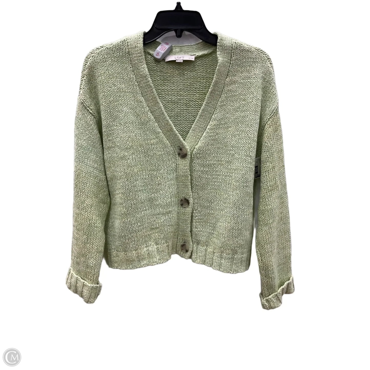 Cardigan By Loft In Green, Size: Mp