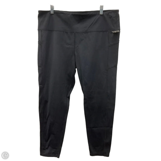 Athletic Leggings By Mono B In Black, Size: 2x
