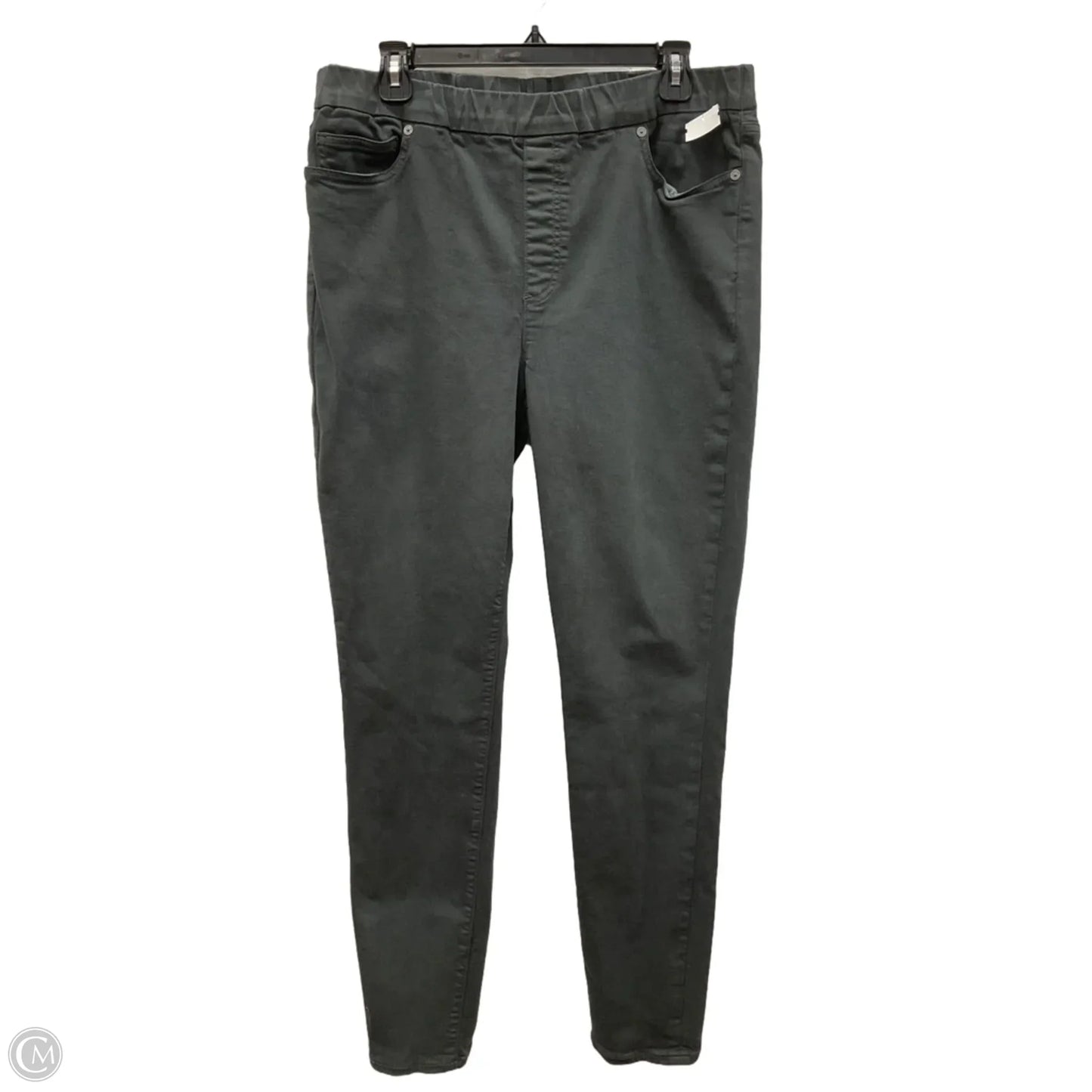 Jeans Jeggings By Lands End In Grey Denim, Size: 16