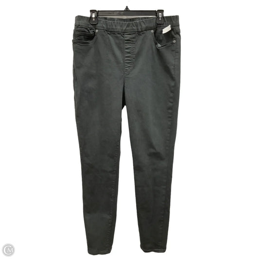 Jeans Jeggings By Lands End In Grey Denim, Size: 16