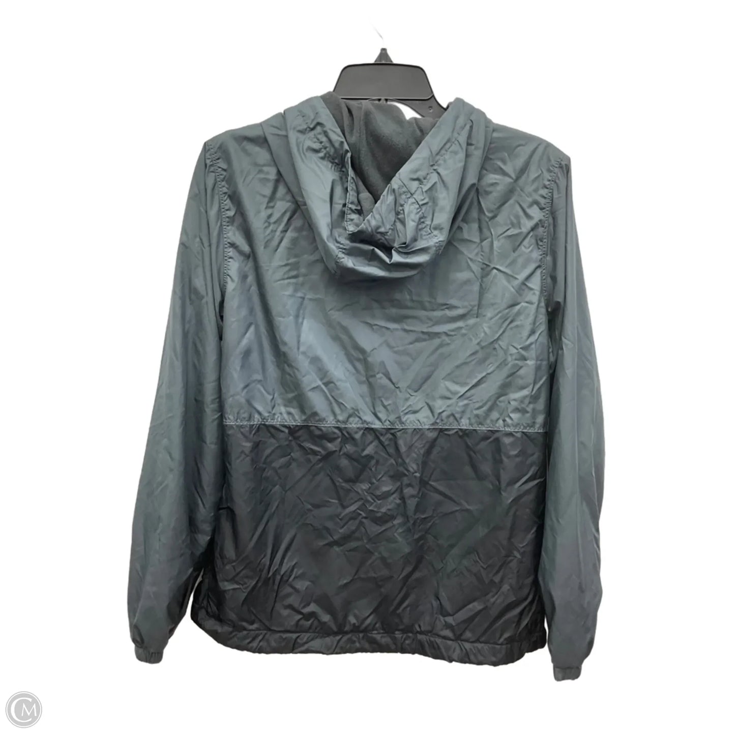 Jacket Windbreaker By Columbia In Grey, Size: S