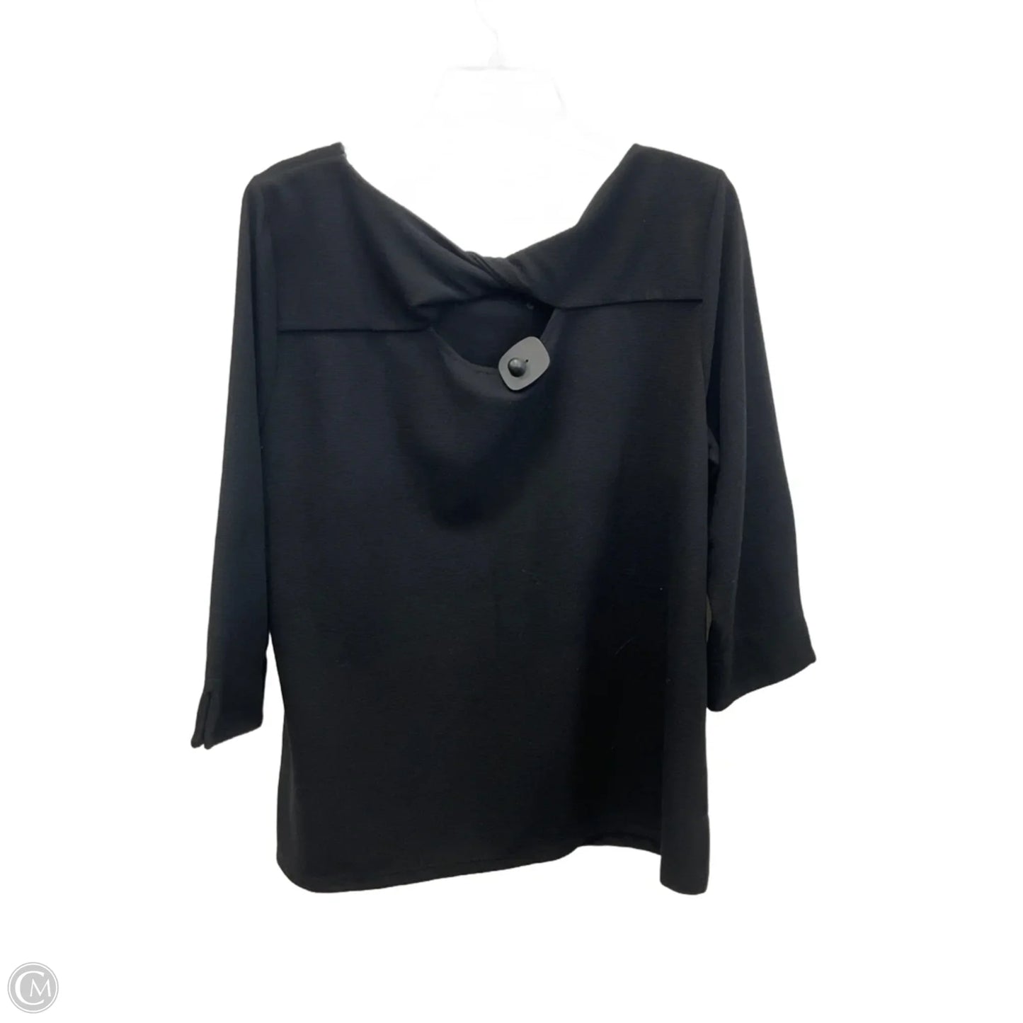 Top Long Sleeve By Talbots In Black, Size: Xlp