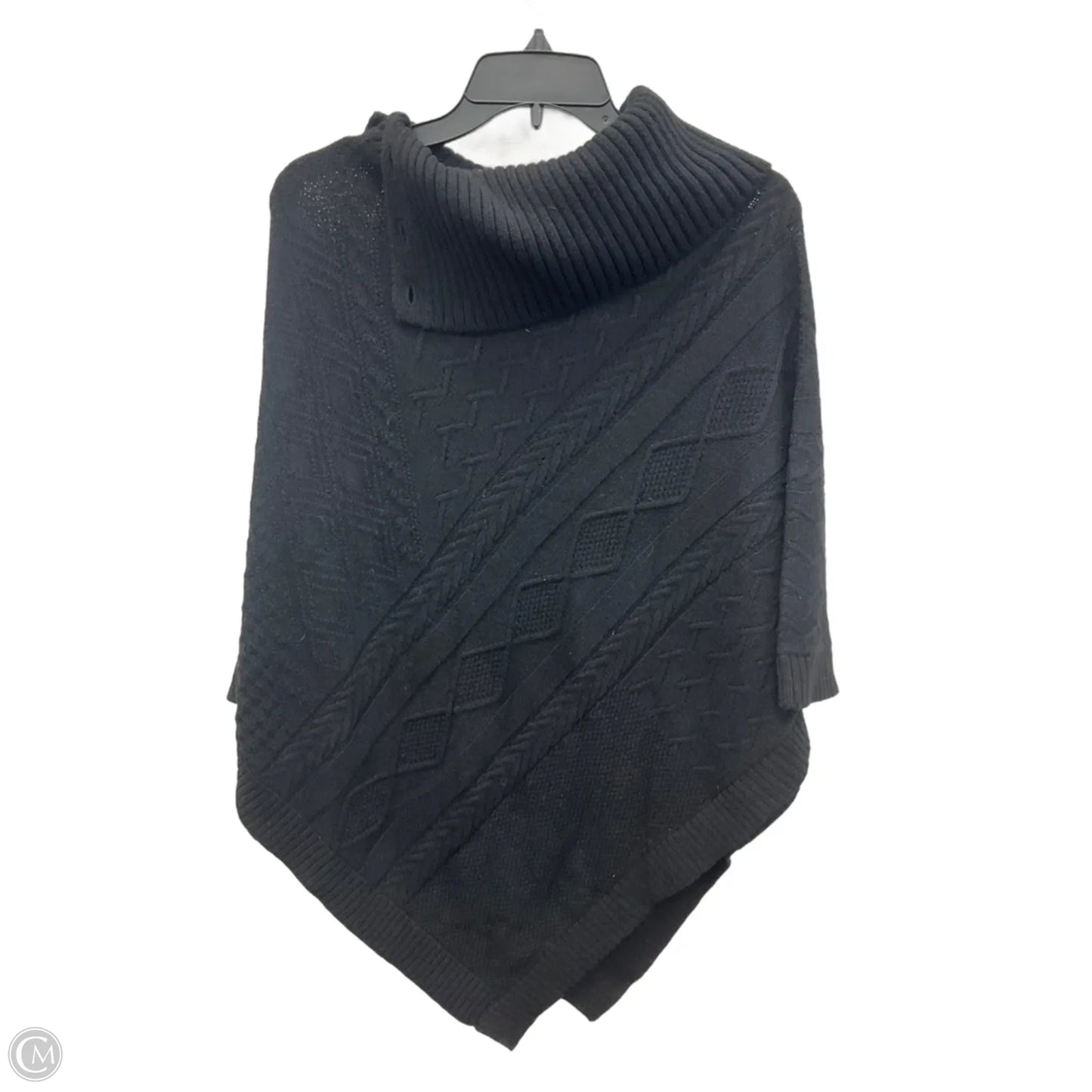 Poncho By Talbots In Black, Size: S