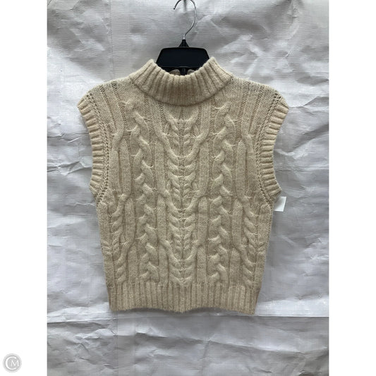 Vest Sweater By A New Day In Cream, Size: Xs