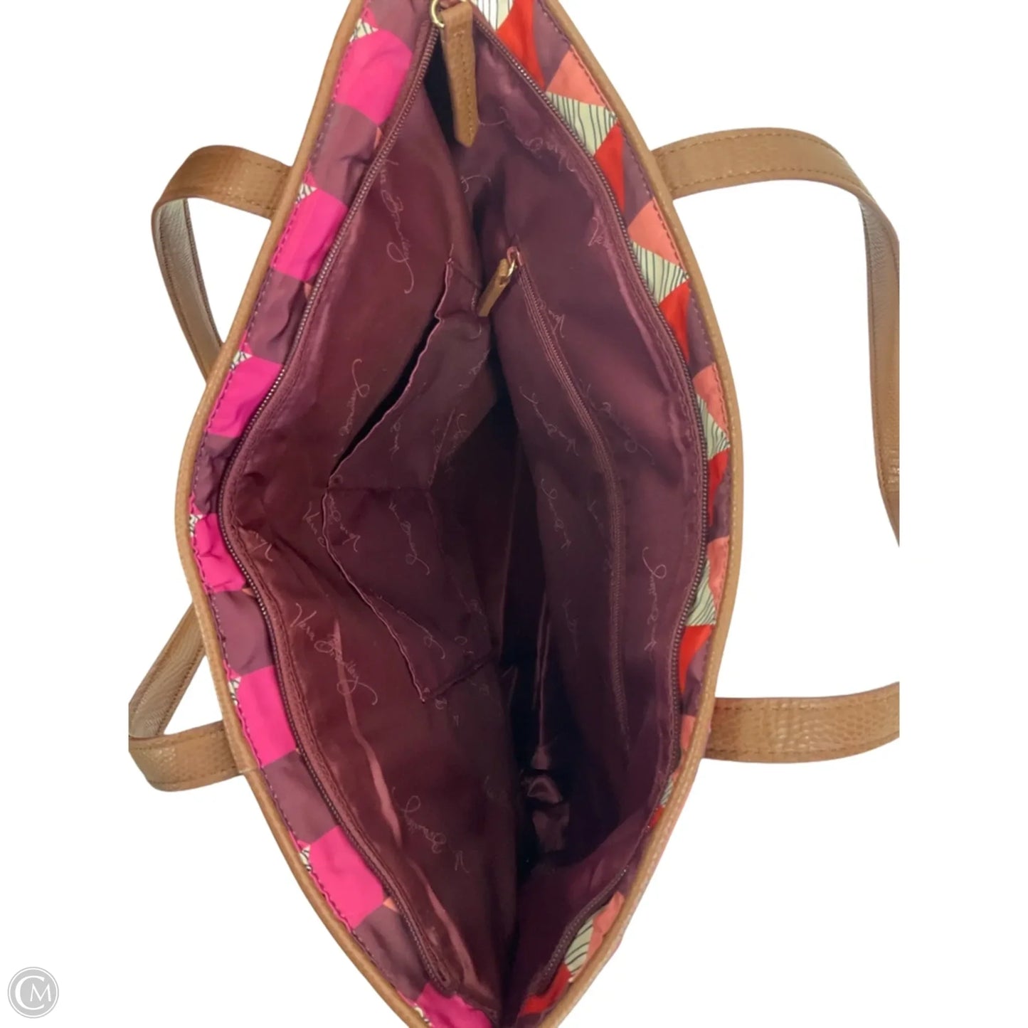 Handbag By Vera Bradley, Size: Large