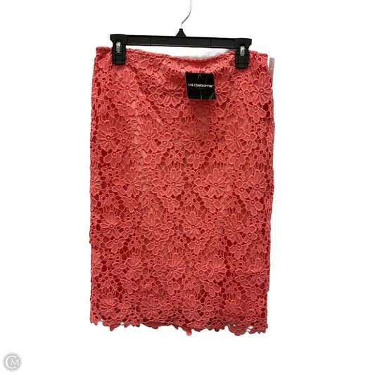 Skirt Midi By Liz Claiborne In Pink, Size: 6